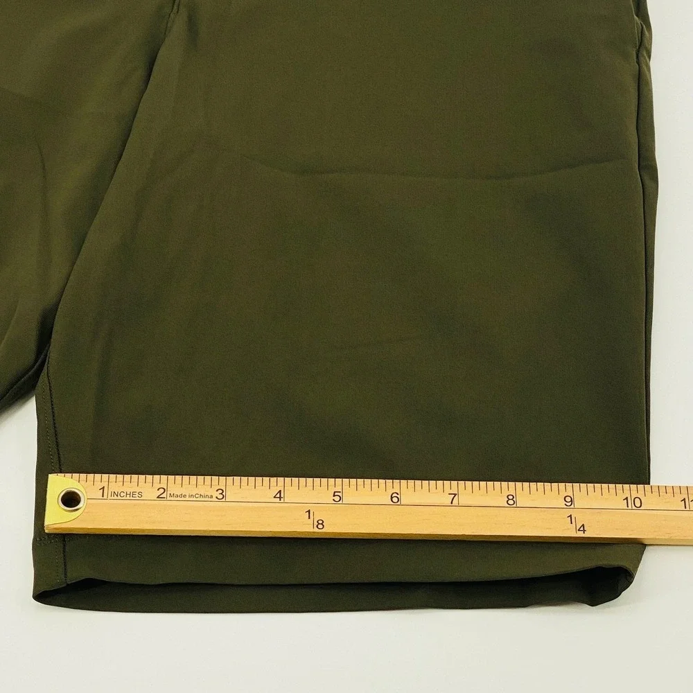 Lululemon Commission Short‎ Warpstreme Mens 31x10 Olive Green Chino LM7A83S